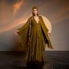 Brown Boho Poncho Organic Shaman Cape Hand Loomed