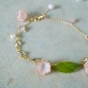 Lily Valley Flower Bracelet Original Handmade Copper Wire