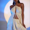 Maxi Top Boho Chic Open Back Cotton Fringe